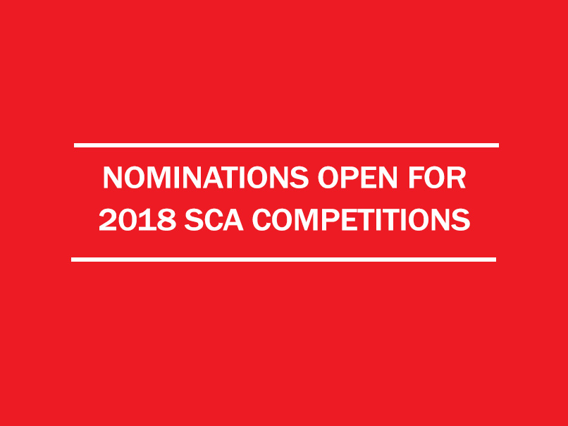 nominations open for 2018 sca competitions