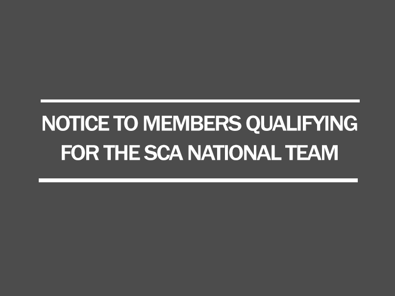 notice to members sca national team