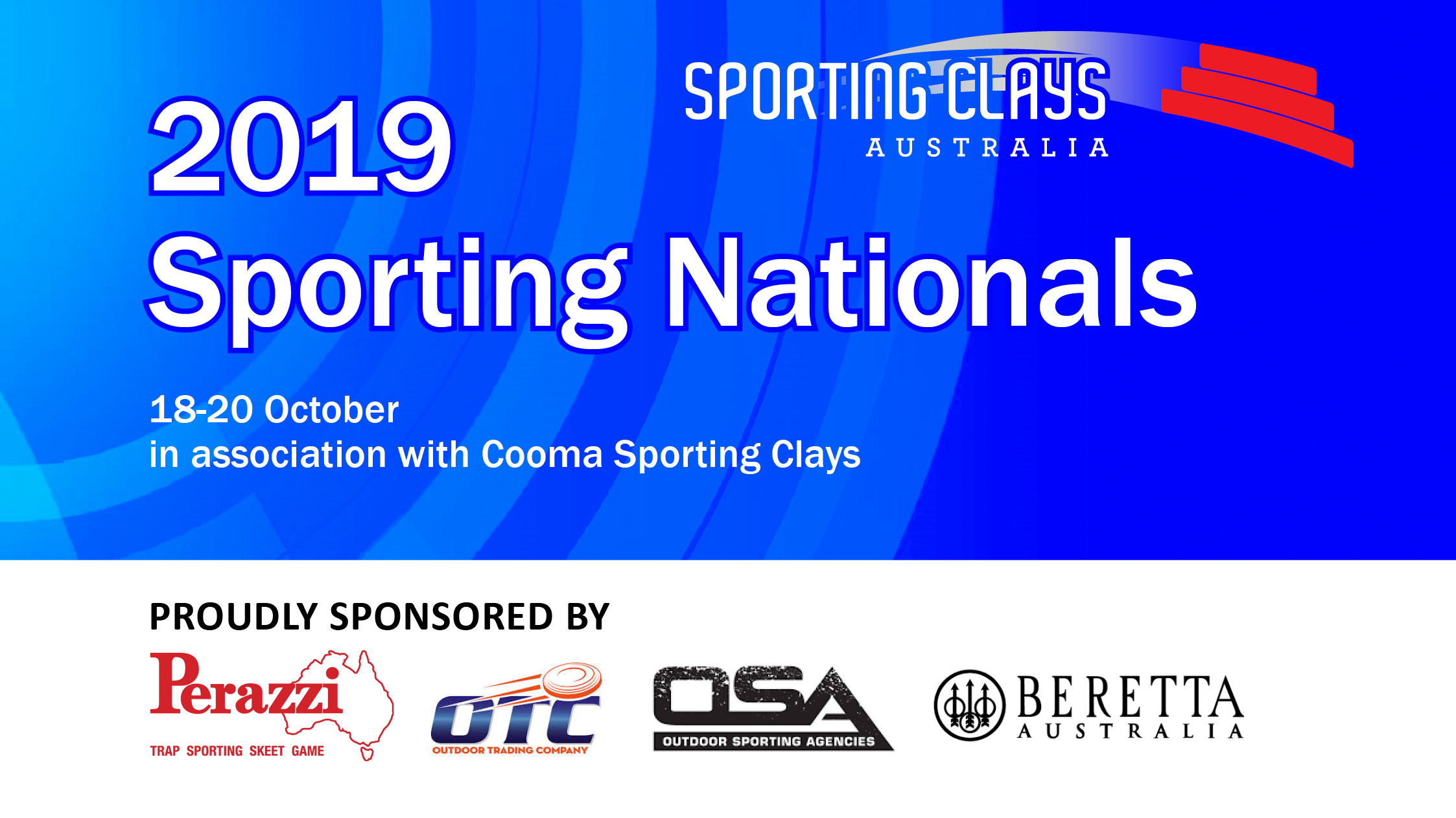 2019 Sporting Nationals 18-20 October in association with Cooma Sporting Clays